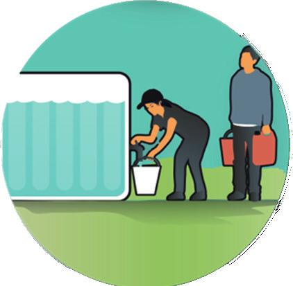 Nödvattenförsörjningsplan Det kan hända att området där du bor blir utan dricksvatten och orsaken inte går att lösa snabbt.