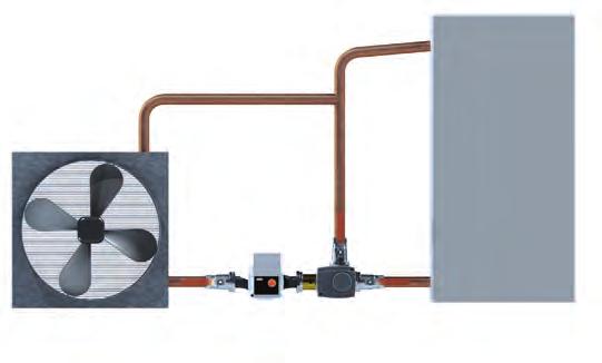 Thermomatic EC Home installerad för styrning av radiatorkrets 2.