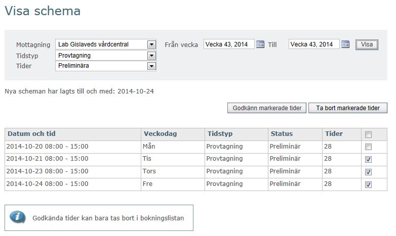 3. Välj sedan Spara och bekräfta antal tider som skapas. 4.