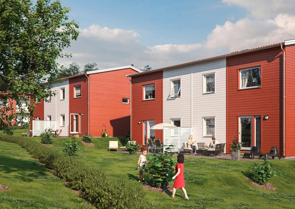 Exteriören är minst lika viktig som insidan, tror jag. Dessutom ska det kännas att huset är välbyggt. Att det skyddar, som ett hus ska.