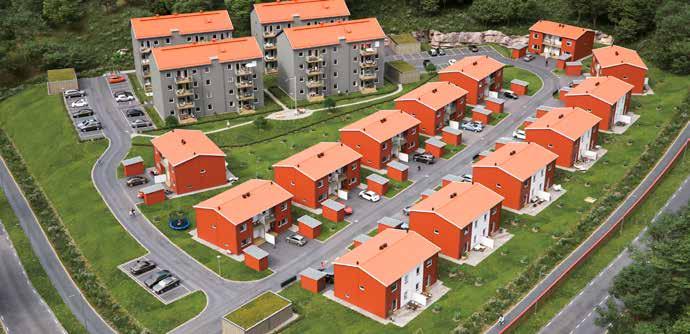 Precis bredvid området planerar vi även att bygga 40 kloka lägenheter, BoKlok Skogstomten.