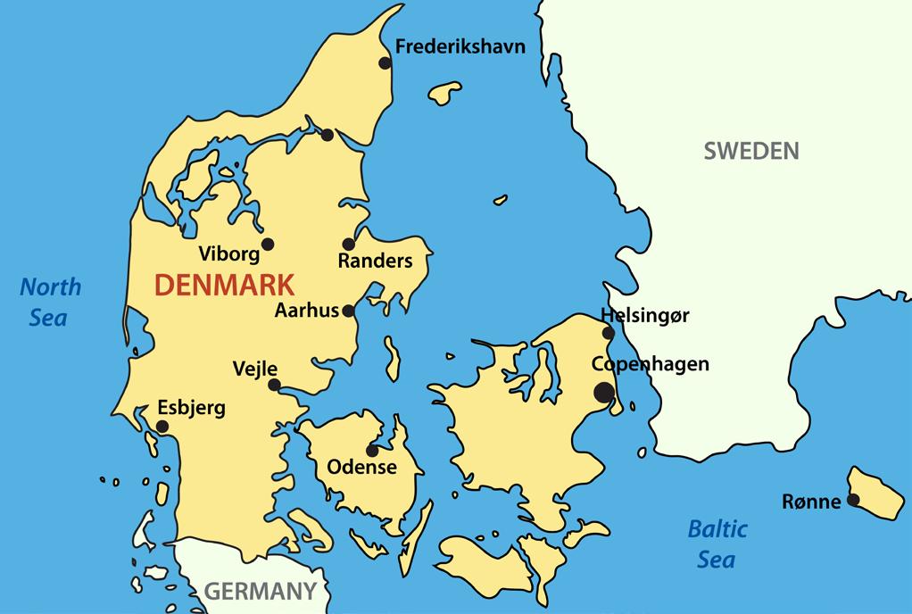DANSKA OPĆI PODACI O TRŽIŠTU Kraljevina Danska je najjužnija i površinski najmanja skandinavska zemlja.