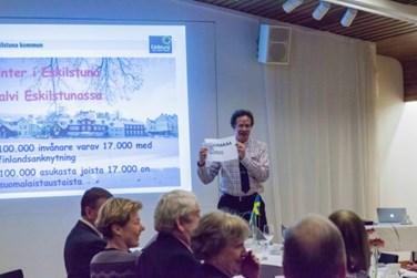 Så på hösten gick jag ut med en inbjudan i Eskilstunalogen och det var 8 medlemmar och 4 fruar som var intresserade och planeringen startade.
