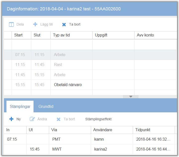 Sid 11 Nu är korrigeringen på stämplingen klar!