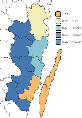 81 Lönsamhet i nyproduktion Tobins Q är ett lönsamhetsmått för bostadsbyggande och anger förhållandet mellan priset på befintliga hus i ett område i relation till byggkostnaden för ett nytt hus.