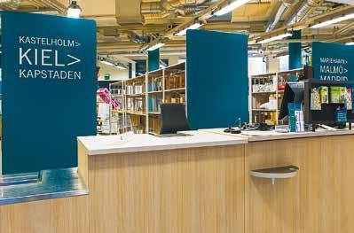 FRIMÄRKEN 2,1 miljoner 5 % 15 % LOGISTIK 5,9 miljoner 20 % POSTTJÄNSTER 7,5 miljoner POSTTJÄNSTER Omsättningen för affärsområdet Posttjänster minskade med 3,7 % till 7,5 miljoner euro (7,8).