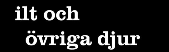 Djur Produkt Situation Argument Instruktion Åtgång Ren och klövvilt Renfor Kanin - produktion Kanin - sällskap V ilt och övriga djur Rabbfor Stampe Kraftfoder till vilda klövbärare.