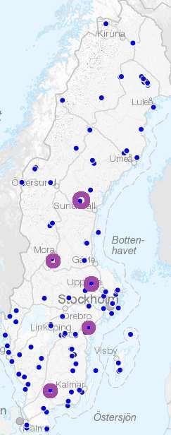 3(5) Torpshammar Siljansfors Tärnsjö Beräkningar har utförts för fem stationer inom SGUs Grundvattennät vid Torpshammar, Siljansfors, Tärnsjö, Kolmården och Liatorp.