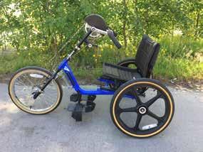 Gjort egna investeringar i följande: 1 st Cykel med tre hjul 1 st mobil reselift 2 st Eloflex 2