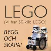 Biovisning har arrangerats en gång i veckan med en film för barn och en för vuxna.