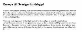 Medverkan på eventet Släktträffen där även
