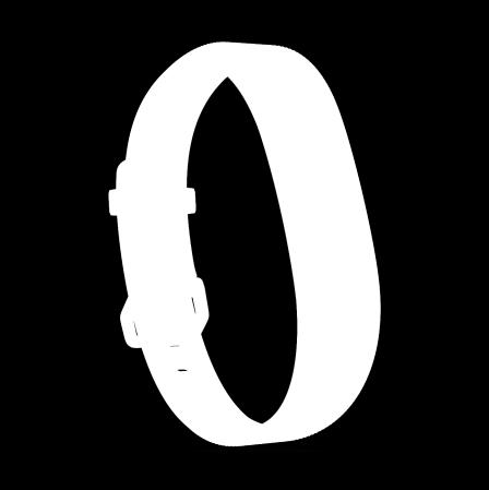 Din Fitbit Alta HR- låda innehåller: Tracker Laddningskabel Det avtagbara armbandets två delar kan bytas ut mot andra färger och material som säljs separat.