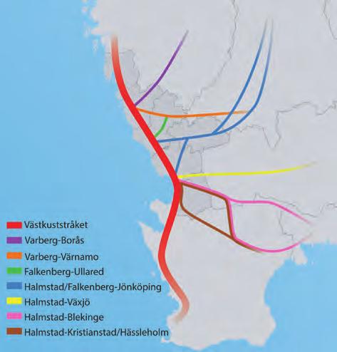 Transportsystemet ska bidra till en hållbar regional utveckling Grunden och visionen för den regionala utvecklingen i Halland finns beskriven i den regionala utvecklingsstrategin (RUS), Halland bästa