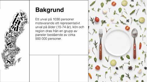 Undersökningen Matrapporten initierades 2012 för att följa hur folk handlar, lagar, äter och dricker i Sverige.
