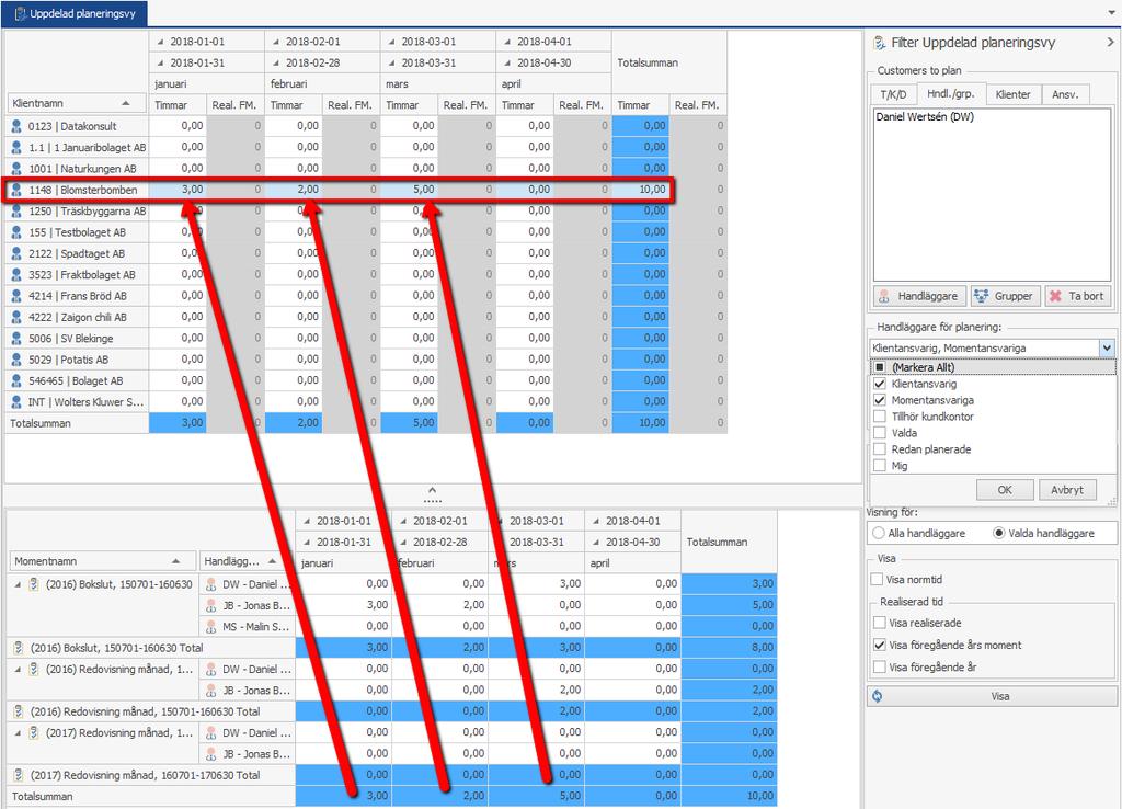 Ny dialog för utlägg (CTRL+U) I tidigare versioner har utlägg registreras på samma sätt som en vanlig tidsregistrering, längst ner på tidsregistreringskortet.