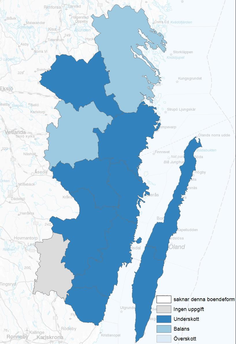 26 BOSTADSMARKNADSANALYS FÖR KALMAR LÄN 2018 in på 2019.