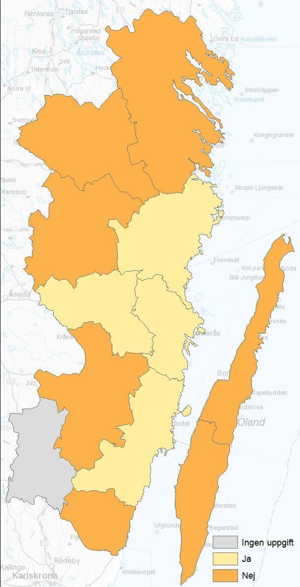 BOSTADSMARKNADSANALYS FÖR KALMAR LÄN 2018 41 stort behov av bostad. I Kalmar län finns inte någon bostadsförmedling, detta trots att bostads- och arbetsmarknaden sträcker sig över kommungränserna.