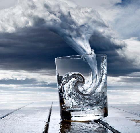 Storm i ett vattenglas.