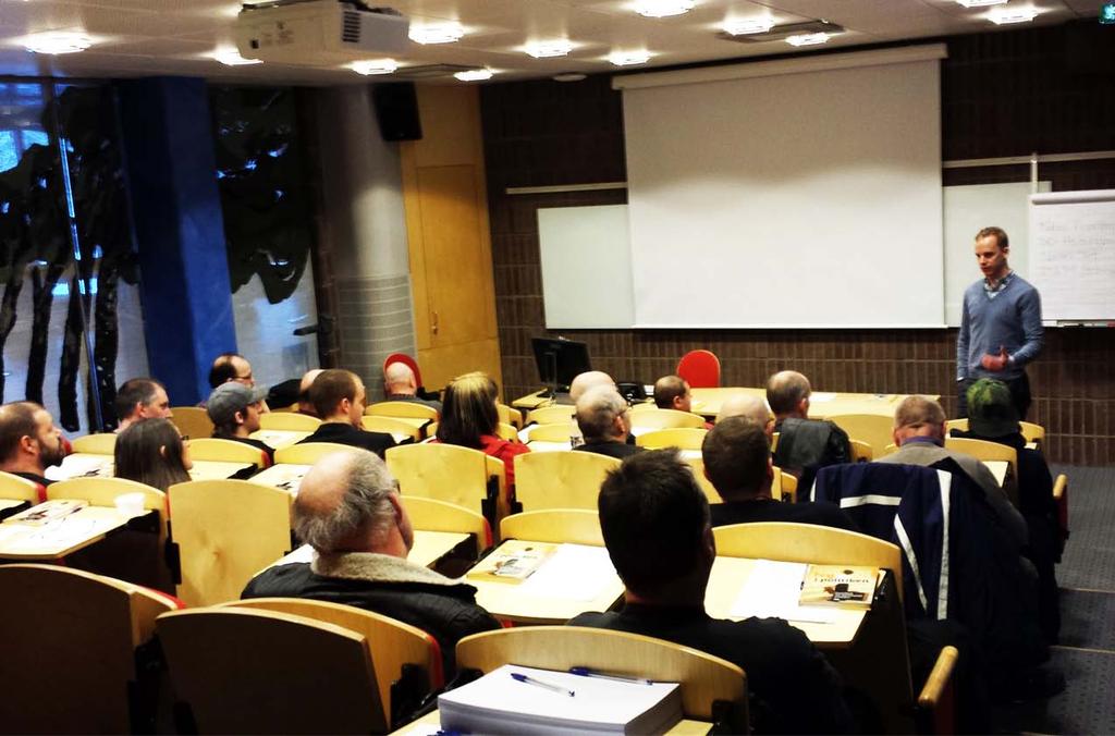 Efter en inledning av Dalarna/Västmanlands distriktsordförande, Jenny Nordahl, fick alla deltagare träna sig på att presenter sig själv.