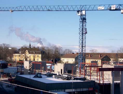 att större delen av fastigheten i kv. Riksdagsmannen har rivits. Utöver ovanstående egna lokaler förvaltar bolaget 84 815 kvm åt Alvesta kommun.