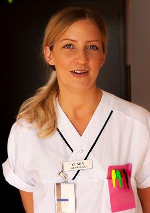 med undersköterskorna. För mig har stressen minskat och jag känner att jag gör ett bättre jobb, säger Therese Sjömark.