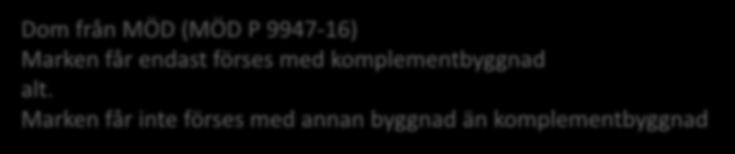 med komplementbyggnad alt.