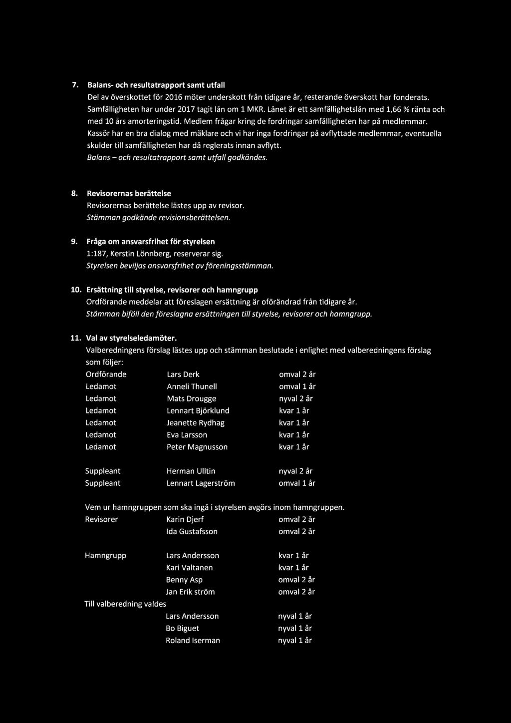 Kassör haren bra dialog med mäklare och vi har inga fordringar på avflyttade medlemmar, eventuella skulder till samfälligheten har då reglerats innan avflytt.