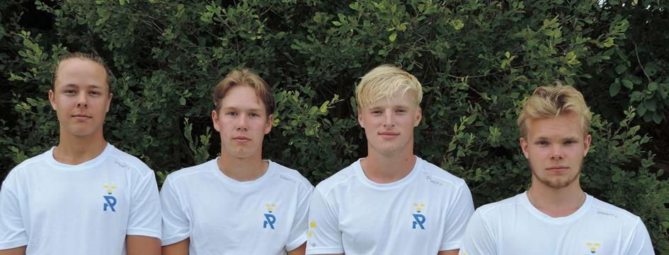 Theodor Fritsch, Hammarby IF JM4x Scullerfyra Moritz Isak Theodor Markus Markus Daniels, Brudpiga RK Moritz Lücke, Falkenbergs RK Isak