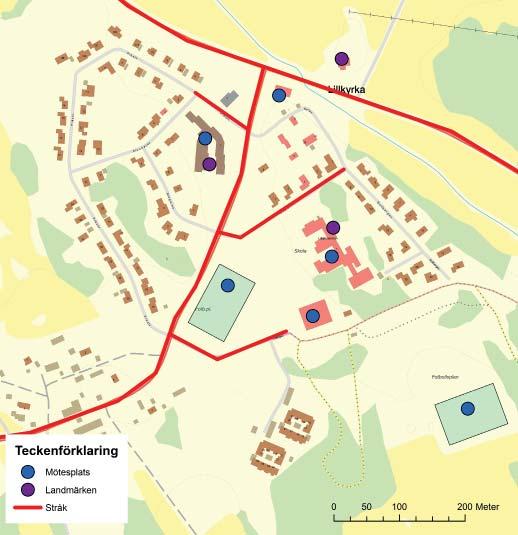 I Lillkyrka är skogen vid elljusspåret ett närströvområde med stor betydelse för motions- och friluftsaktiviteter samt naturupplevelser.