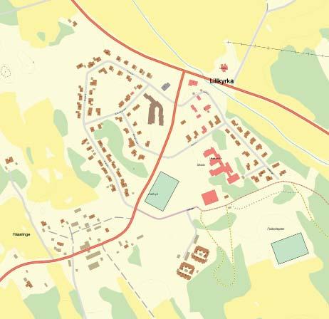 Lillkyrka är tätort i Södra Trögd och ligger cirka 13 km sydöst om Enköping. Samhället ligger efter Boglösavägen och delas på mitten av Hässlingevägen. Bebyggelsen i Lillkyrka består främst av villor.