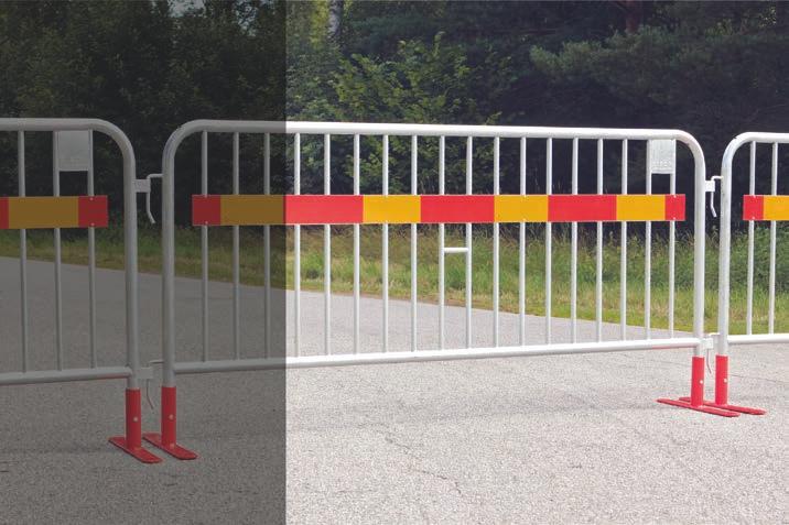 BISON KRAVALLSTAKET Kravallstaketet är avsedda för avspärrning mot gång- och cykeltrafik.