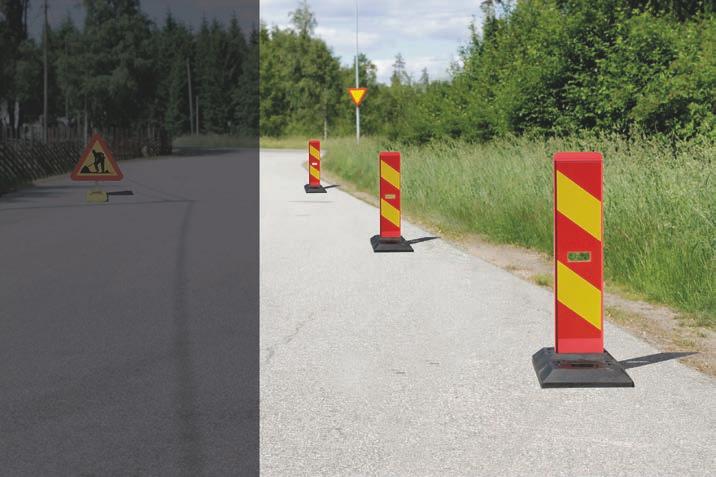 VÄGMARKNING OCH SKYLTAR Tillfälliga vägmärken av högsta