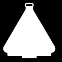 VARNINGSMÄRKEN Varning för vägarbete Plast med handtag.