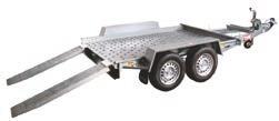 BOGGITRAILER 320x150cm Totalvikt: 2000kg Maxlast: 1590kg Egenvikt: 410kg Lastmått: 320