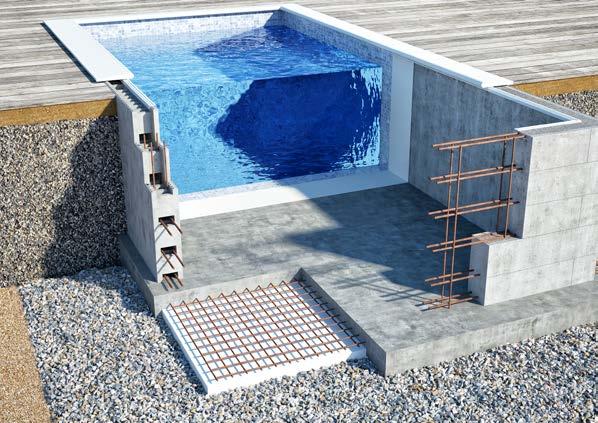 Pooler THERMO POOL BYGGSATS LINER från alkorplan Vi erbjuder lösning av betongpool för de som vill