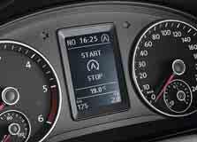 återvinning. Ett sätt att uppnå detta är genom BlueMotion Technology som minskar bränsleförbrukningen och CO 2-utsläpp. Start/stopp-system.
