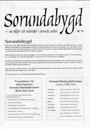 Enbystugan år 2000 Axplock ur Sorundas domböcker Sorundabygd nr 14, februari