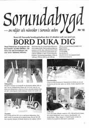 Sorundabygd nr 16, september 2001 Bord duka dig