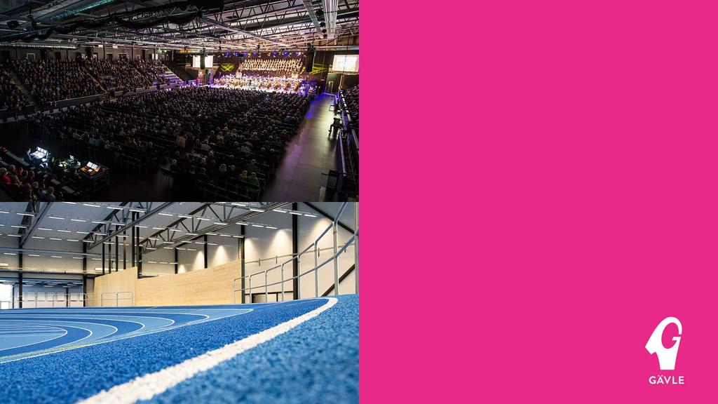 Gavlehovshallen En friidrotts- och sportarena. Byggnaden innehåller både en friidrottshall, en större sporthall för olika slags idrotter samt en mindre träningshall.