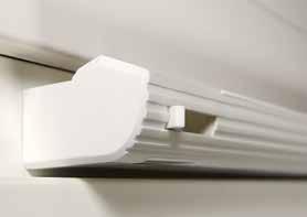VENTILATIONSVENTILER Med hjälp av ventilerna kommer ersättningsluft kontrollerat in och säkrar därmed ett tillräckligt friskluftsintag i rummen.