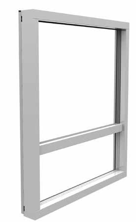i aluminium. Tack vare det tredubbla energisparande isolerglaset når fönstret de bästa energiklasserna.