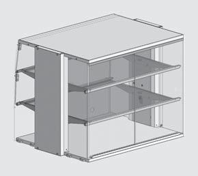 Tillbehör - Cube service (VIT), kylda neutrala (NL) exponeringsmontrar Kod DL-TL tillbehör SEK SP1944 SKJUTDÖRRAR FÖR 02 TL BORDSMONTER 2 400:- SP1945 SKJUTDÖRRAR FÖR 03 TL BORDSMONTER 2 600:- SP1946