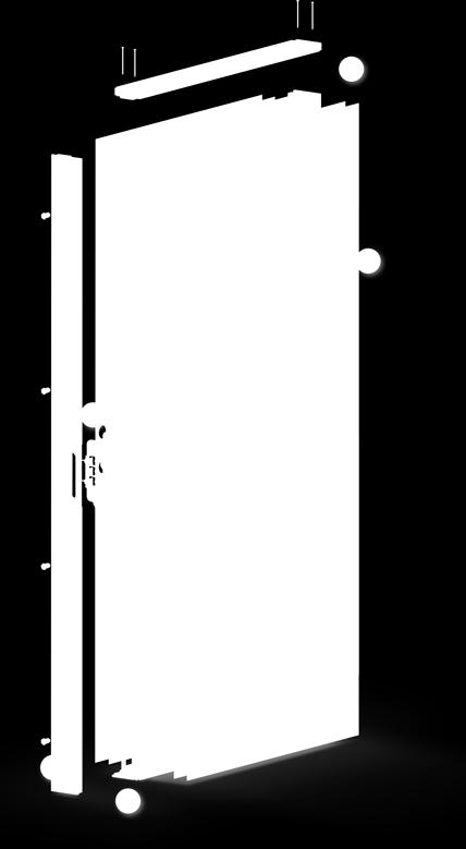 08. Aluminiumplåt som stabiliserande fuktspärr på båda sidor. 09. Tätningslist i åldersbeständigt silikongummi. 0. Ram i massiv furu eller ek.