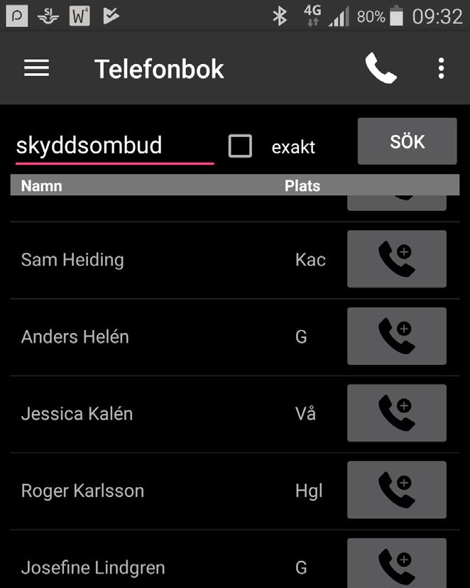 Vid akuta händelser spelar det givetvis ingen roll om personen i fråga är din stations/arbetsgrupps skyddsombud, det viktigaste är att du får tag på någon som du kan fråga och som eventuellt kan ge