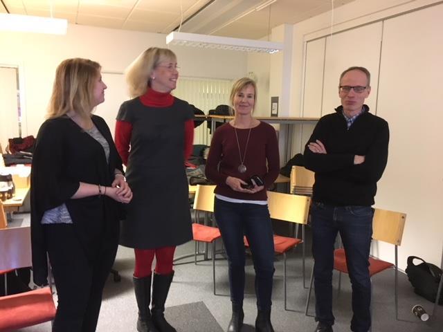 Alla i gruppen har bidragit aktivt med idéer och tankar. 9. Det skapade hopp att vara här idag.