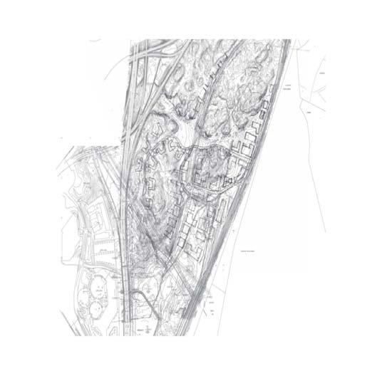 Boulevard Kontor Enklare bebyggelse Byggnader för showroom Kraftledning Figur 4 skiss över planerad bebyggelse i ett tidigt skede för aktuellt planområde, [6]. 2.