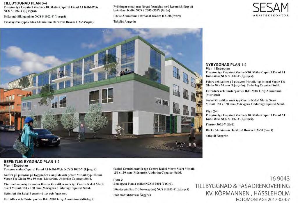 Fotomontage gällande om- och tillbyggnad av fastigheten Köpmannen 4. Material tillhandahållet av K-Fastigheter. Användning är en förutsättning för att långsiktigt bevara en byggnad.