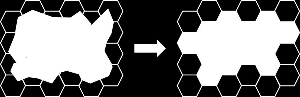 Oavsett vilket så kan de ingående ytelementens bruttobelastningar summeras till ett värde, som uttrycks som kg förorening per hexagon och år. Detta illustreras i Figur 6. Figur 8.