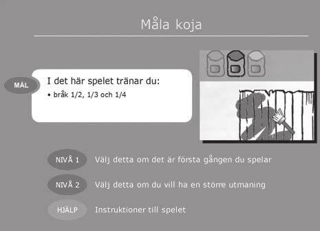 Prima facit för att underlätta rättningen Mål ti varje nytt arbetsområde finns presenterat längst ner på sidan.