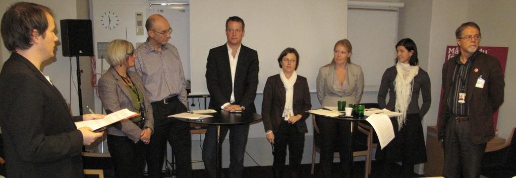 Kampanjen genomförs mot tre målgrupper separat: politiker, kommuner och allmänhet. Till projektets facebookgrupp har 503 personer anslutit sig och tagit aktivt del av information som finns där.
